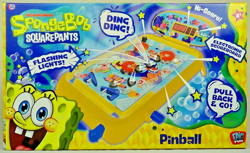Spongebob pinball machine - spongebob,