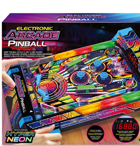 Electronic arcade game pinball - game,